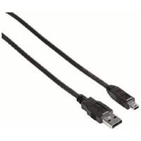 Hama USB 2.0 Connection Cable, A-plug - mini B-plug (B5 pin), 1.8 m, black (74201)