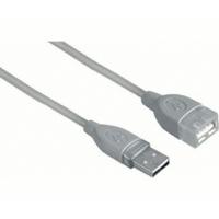 hama usb 20 extension cable shielded grey 3m 00045040