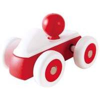Hape Love Play Learn Wooden Toy - Red Rolling Roadster