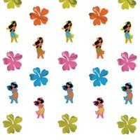Hawaiian Hula Girl Hanging Decor...
