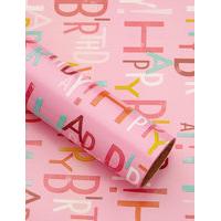 Happy Birthday 2 Meter Roll Wrapping Paper