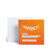 Happy Dictionary Definition Card