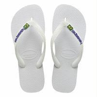 Havaianas Brazil Logo - White