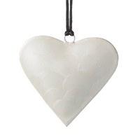 Hanging Enamel Heart Decoration