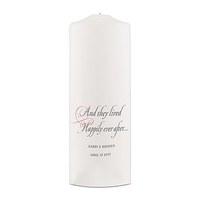 Happily Ever After Personalised Unity Candle
