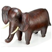 Handmade Leather Elephant - Medium