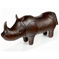 Handmade Leather Rhino - Large