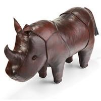 Handmade Leather Rhino - Standard