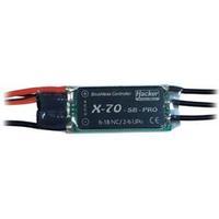 Hacker X-Pro brushless controllerOperating voltage continuous current 70 Aconnector system JR socket