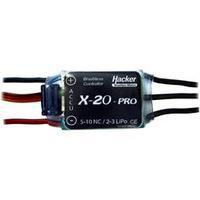 Hacker X-Pro brushless controllerOperating voltage continuous current 20 Aconnector system JR socket