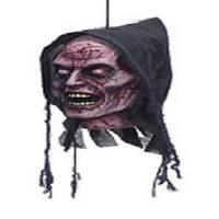 Hanging Head Halloween Screamer Decoration