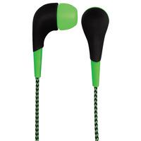 hama in ear stereo earphones neon green