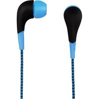 hama in ear stereo earphones neon blue