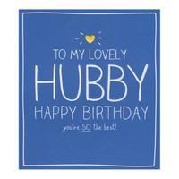 Happy Birthday Lovely Hubby Card