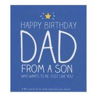Happy Birthday Dad, from Son Card