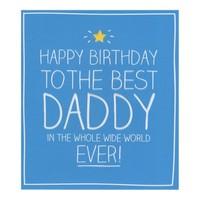 Happy Birthday Best Daddy Ever Card