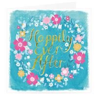 Happily Ever After Floral Card