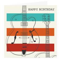 Happy Birthday Guitar Card