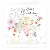 Happy Birthday 50 Card
