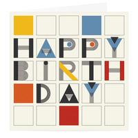 Happy Birthday Type Card