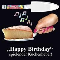 Happy Birthday Musical Cake Server