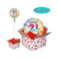Happy 21st Birthday Balloon In A Box