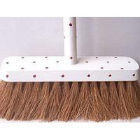 Hand Painted Red Polka Dot Broom