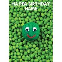 Ha Pea Birthday | Knit and Purl Card | MI1006