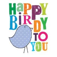 Happy Birdy | Birthday Card | Scribbler Cards