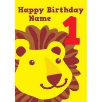 Happy 1st Birthday Lion