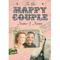 Happy Couple | Vintage Style Photo Card