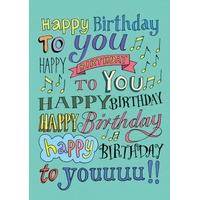 Happy Birthday To You Song | Birthday Card | LL1095
