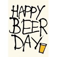 happy beer day birthday card ll1114