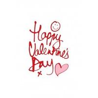 Happy Valentine\'s Day Smiley| Romantic Valentine\'s Day Card |LL1153