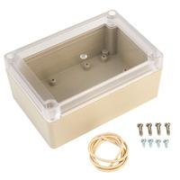 hammond rp1135c watertight abs enclosure 125 x 85 x 55 clear lid grey