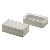 hammond rp1175c watertight abs enclosure 165 x 85 x 55 clear lid grey