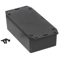 hammond 1591xxcflbk frabs enclosure flanged lid 121 x 66 x 40mm black