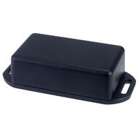 Hammond 1551HFLBK ABS Miniature Flanged Enclosure Black 60 x 35 x 20mm