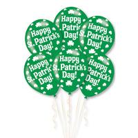 Happy St Patrick\'s Day Latex Balloons