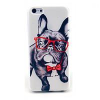 Happy Glasses Dog Pattern Hard Cover for iPhone 6