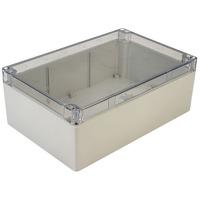 Hammond 1554V2GYCL Watertight PC Enclosure Clear Lid 240 x 160 x 9...