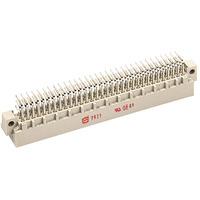 Harting 09 03 196 6921 DIN 41612 Male 64 pin 2.54mm Pitch Right An...