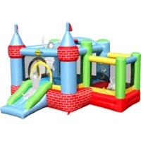 HappyHop Castle Farmyard Bouncy Castle with Ball Pit