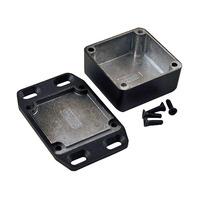 Hammond 1590AFLBK Diecast Enclosure Flanged Lid Black (92.5 x 38.5...