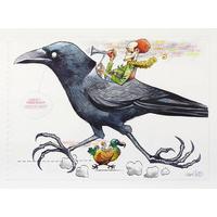 Hawaiian Crow By Jamie Hewlett