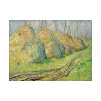 Haystacks By Franz Marc