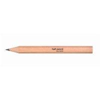 Half Pencil Wooden Half-length HB Plain (Pack of 144 Pencils)