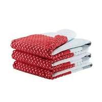 HAY Guest Towel white/red/70x50cm