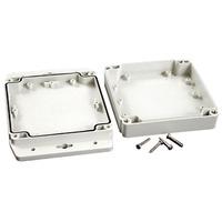 hammond 1555nf17gy ip67 abs enclosure with flanged lid l grey 120 