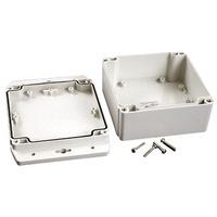 hammond 1555nf42gy ip67 abs enclosure with flanged lid l grey 120 